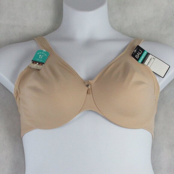 Bali Women's Side & Back Smoothing Underwire Minimizer Bra, Nude 5, 36DD - Picture 1 of 6